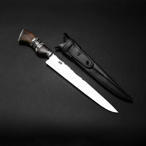 Faca Tradicional Grossa 5mm Inox 8"SG 4-08