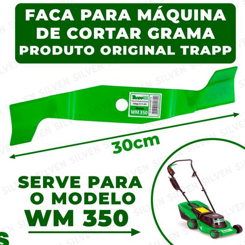 Lâmina Trapp Para Cortador De Grama Wm 350 - 4111292
