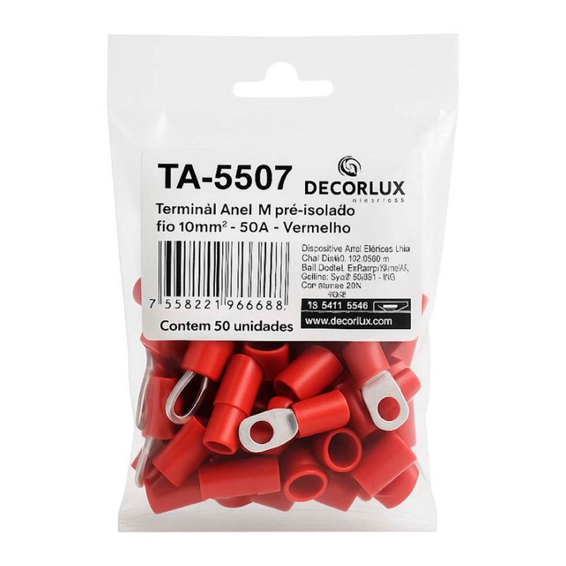 Terminal-Anel-M6-Pr-Isol-10-0mm-50a-Vermelho-50-Pe-as-143815-143815-2