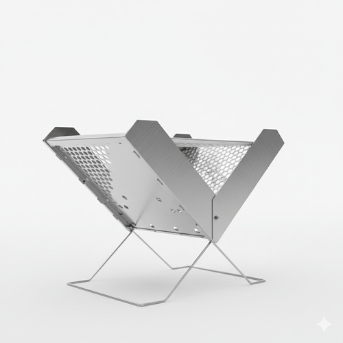 Grelha Inox 57x31cm Maleta Cozla - 69