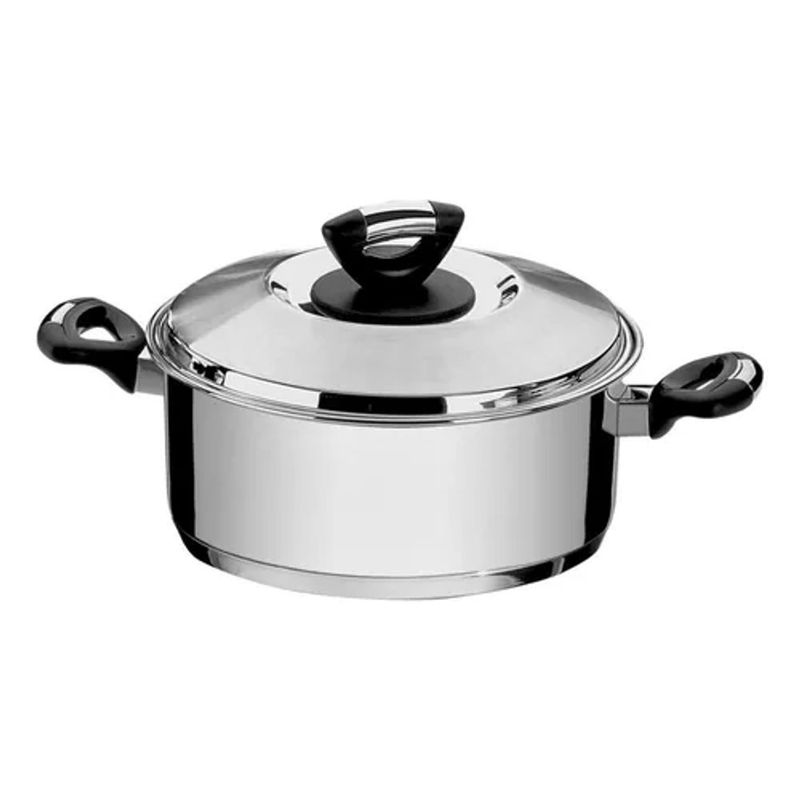 Ca arola Tramontina Solar Inox Fundo Triplo 20cm 2 9L 2