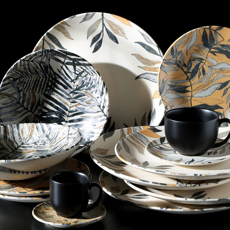 Prato Fundo 21cm Porto Brasil Coup Amarilla  Cer mica - 13979501 1