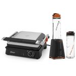 Kit Press Grill Ogrl610 Inox   Blender Bld70 Preto 220v 0