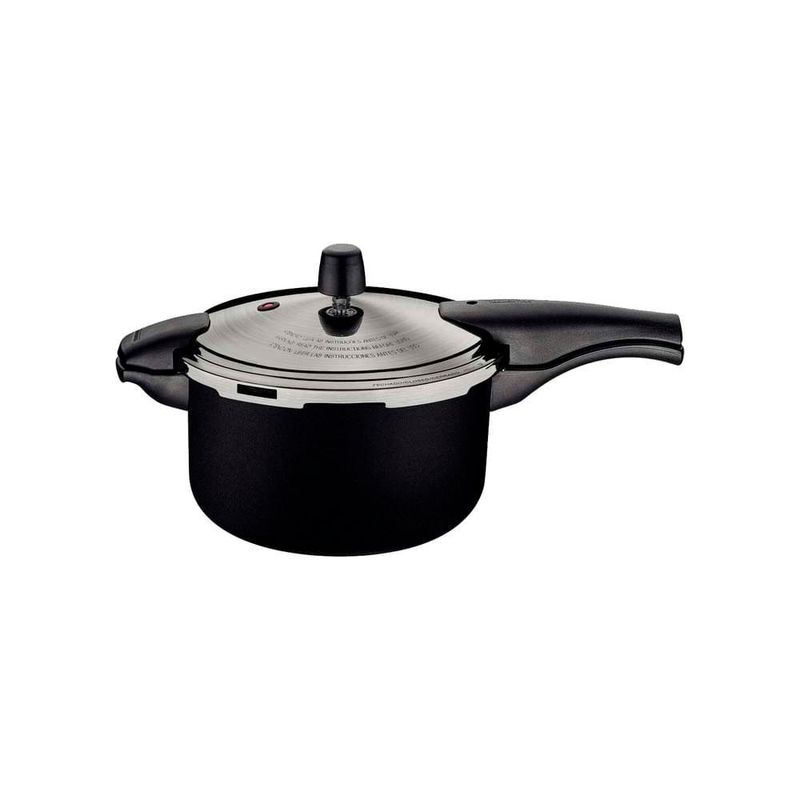 Panela de Press o Tramontina Vancouver Effect 24cm  6 Litros  Alum nio  Antiaderente Starflon Max  Preto - 20592 424 0