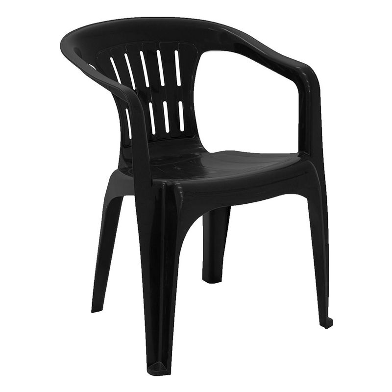 Cadeira Pl stica Tramontina Atalaia Preta - 92210 009 0