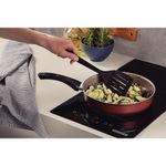 Frigideira Reta Tramontina Paris 20cm  1 4L  Alum nio  com Esp tula  Vermelho - 28504 720 1