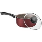 Panela Tramontina Paris 18cm  2 1 Litros  Alum nio  Vermelho - 28525 718 1