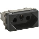 M dulo Tomada Tramontina 20A 250V Grafite 57215 038 0