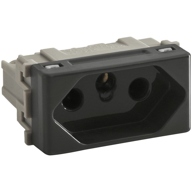 M dulo Tomada Tramontina 20A 250V Grafite 57215 038 0