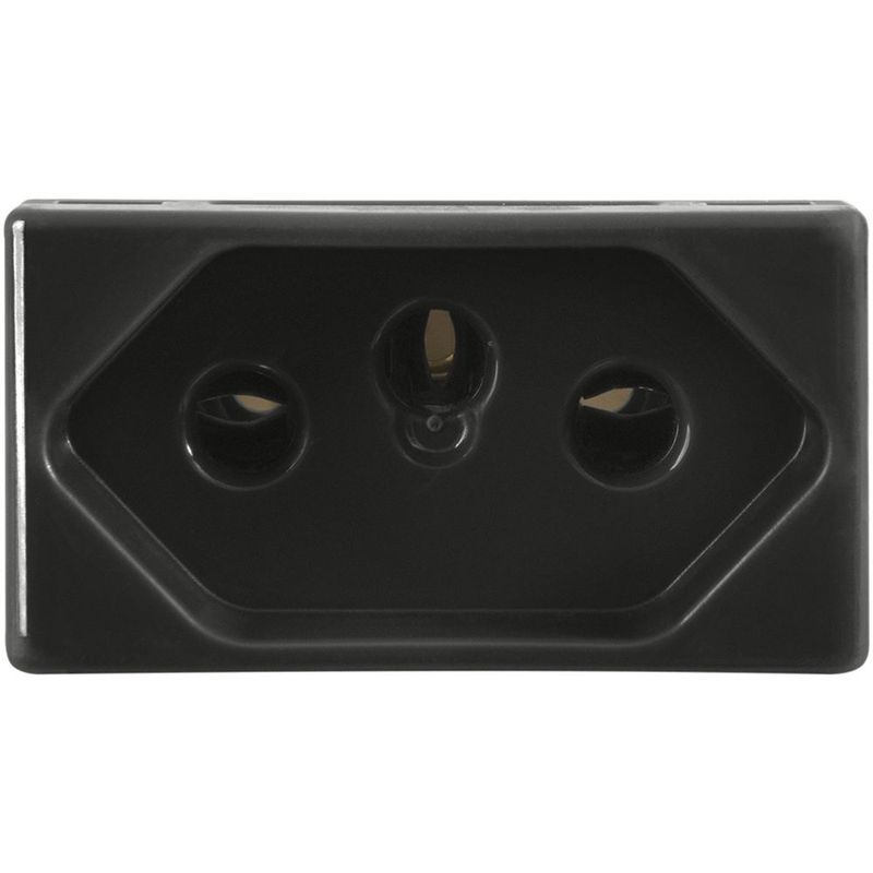 M dulo Tomada Tramontina 20A 250V Grafite 57215 038 1