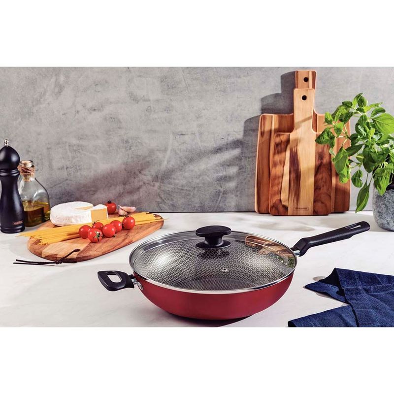 Wok Tramontina Loreto 28cm 3 3L Alum  Verm  - 20394 728 2