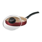 Frigideira Tramontina Turim 22cm 1 7L Alum nio Vermelha 1