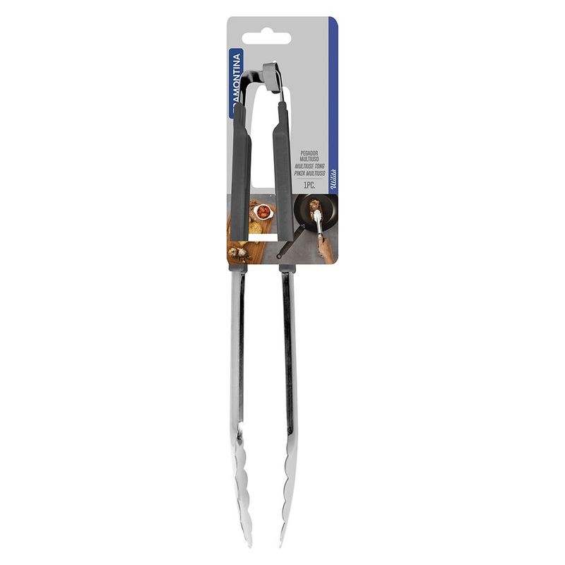 Pegador Tramontina Utilit  30cm Inox Cinza 1