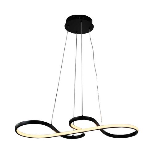 Lustre Deccor Zion 40W 3 Cores Cristallux Preto - 221957