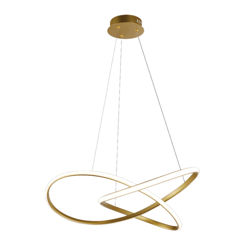 Lustre Deccor Arbor 40W 3000K Dourado Cristallux - 221896