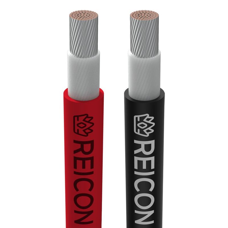Kit Cabo Solar Reicon 6mm 40m Preto   40m Vermelho 0