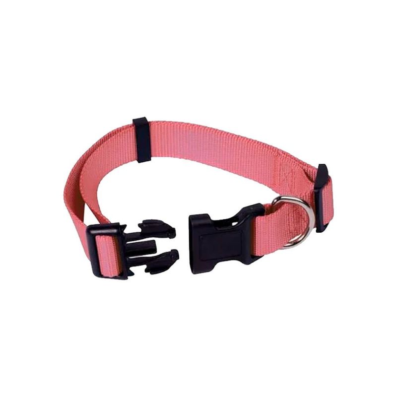 Coleira Pet Mor P Rosa Polipropileno Ajust vel 3