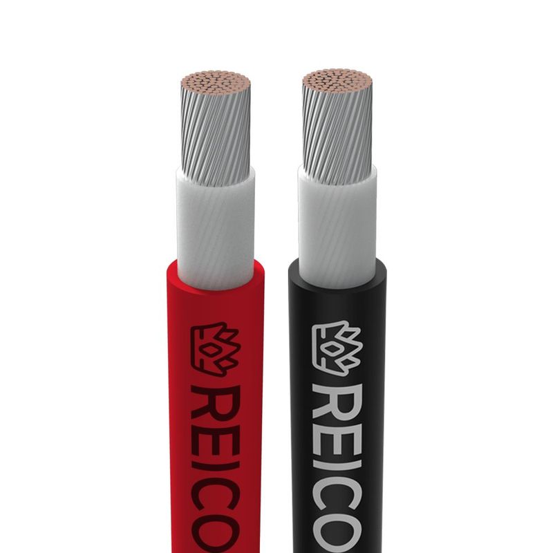 Kit Cabo Solar Reicon 4mm 40m Preto   40m Vermelho 0