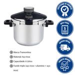 Panela Press o Tramontina Presto Inox 6L 62518 220 2