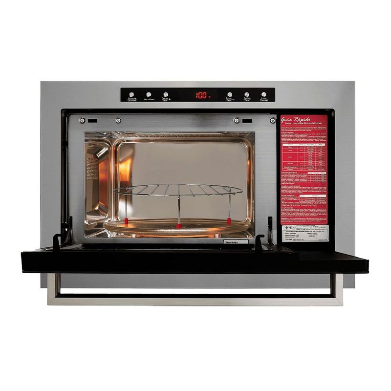 Micro-ondas Fischer 25L C  Dourador Inox 25378 220V 2