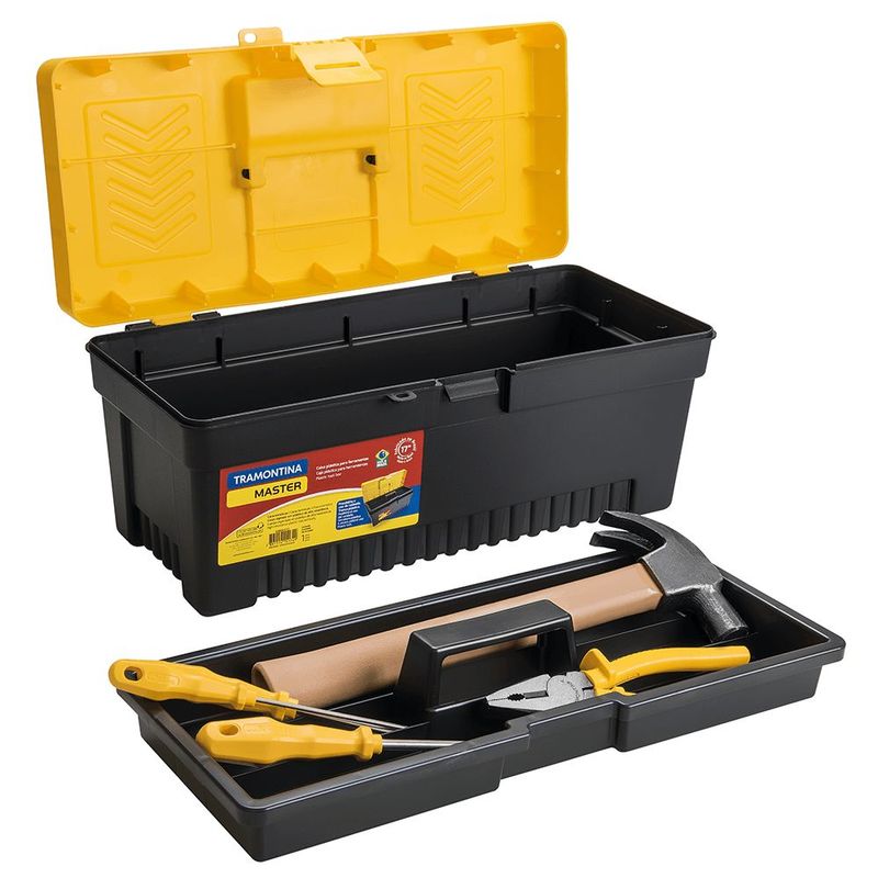 Caixa Ferramentas Tramontina 17  Pl st C  Bandeja 1
