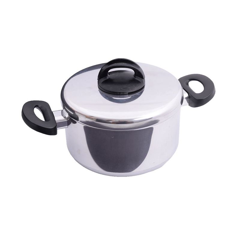 Ca arola Nigro Eterna 18cm  2 4 Litros  em Alum nio Polido - 13546 0