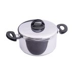 Ca arola Nigro Eterna 20cm  3 2 Litros  em Alum nio Polido - 13547 0