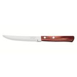 Faca para Churrasco Tramontina 5   em A o Inox e Cabo Polywood Vermelho - 21100 475 1