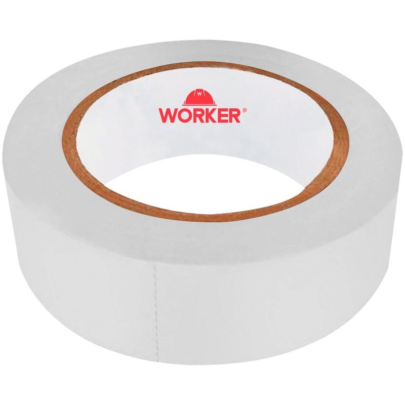 Fita Isolante Worker 19mm x 10m Branca - 344419 0