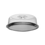 Boleira de Inox Zanella Pop 32cm x 10cm  em C pula de Acr lico - 5509 0