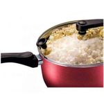 Pipoqueira MTA Cristal 22cm  3 6 Litros   Alum nio  Cereja - 8994 5