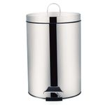 Lixeira Mor  gata 20L Inox Pedal Cinza 1