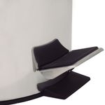 Lixeira Mor  gata 20L Inox Pedal Cinza 2