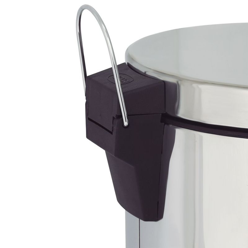 Lixeira Mor  gata 20L Inox Pedal Cinza 4