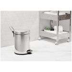 Lixeira Brinox 3040 202 5L Inox Escovado Pedal 1