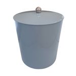 Lixeira Rotaplast Multi 71 5L PP Tampa Cinza 0