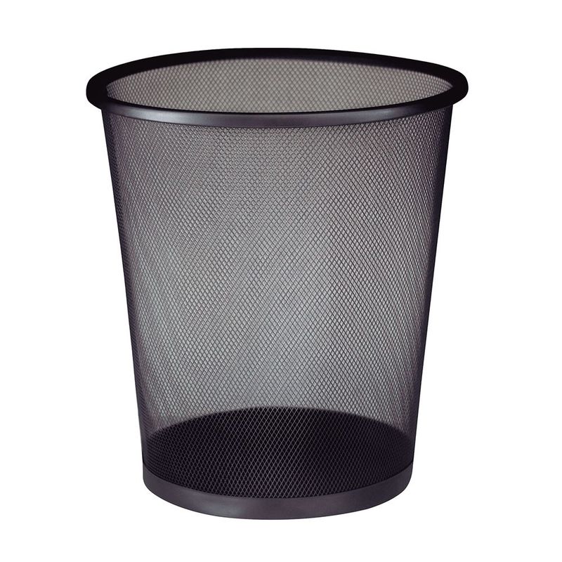 Lixeira Mor Basket 8235 11L A o Preta 0