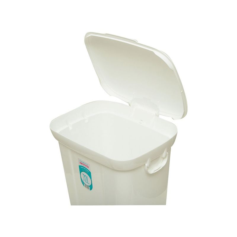 Lixeira Sanremo 299 01 72L PP Pedal Branca 2