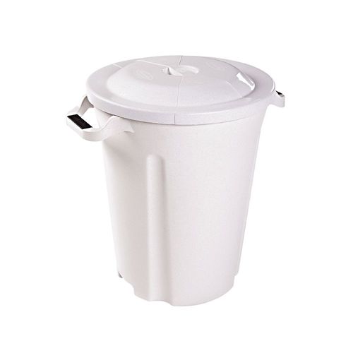Lixeira Plasvale 177/8510 62L PP Tampa Branca