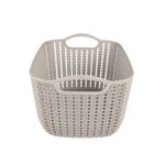 Cesto Mor Tran ado Retangular Alto M dio 6L Branco 2