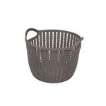 Cesto Circular Mor Tran ado Peq  Cz Antigo 3L 0