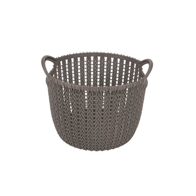 Cesto Circular Mor Tran ado Peq  Cz Antigo 3L 1