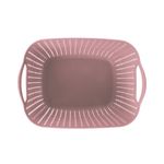 Cesto Mor Tran ado Retangular Alto M dio 6L Rosa 3