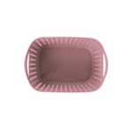 Cesto Mor Tran ado Retangular Alto Pequeno 3L Rosa 3