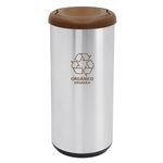 Lixeira Tramontina Inox Seletiva Org  Basc  40L 0