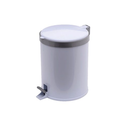 Lixeira Viel Polipropileno C/Pedal Branca 12L