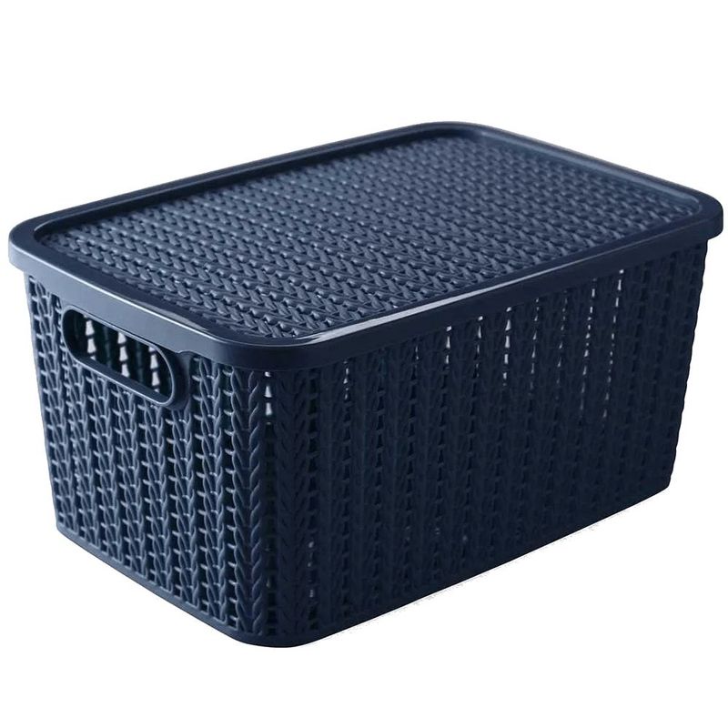 Caixa Org  Plas til Trama 263 8L Azul Pl st  0