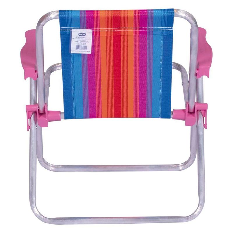Cadeira Infantil Mor 2122 Alum nio Rosa 30Kg Dobr vel 3