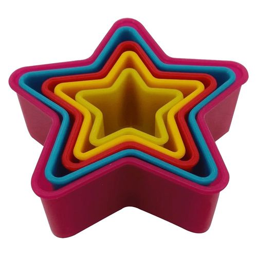 Jogo Cortadores Yangzi Carol 19644 Estrela 5 Pçs