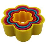 Jogo Cortadores Yangzi Carol 19646 Flor 5 P s 0